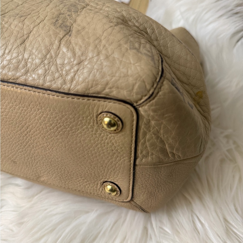 Coach Cream Leather Shoulder Bag - Picture 8 of 14